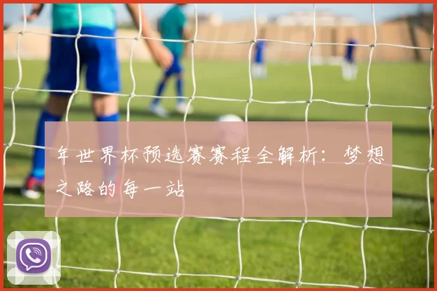 年世界杯预选赛赛程全解析：梦想之路的每一站