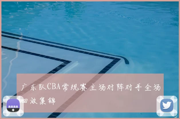 广东队CBA常规赛主场对阵对手全场回放集锦